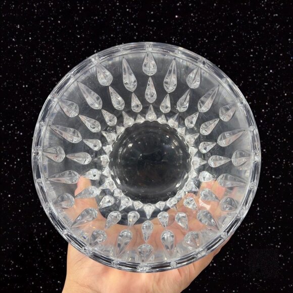 Marquis by Waterford Rainfall Crystal Ice Bucket Clear Thick Glass Vintage - Picture 6 of 13